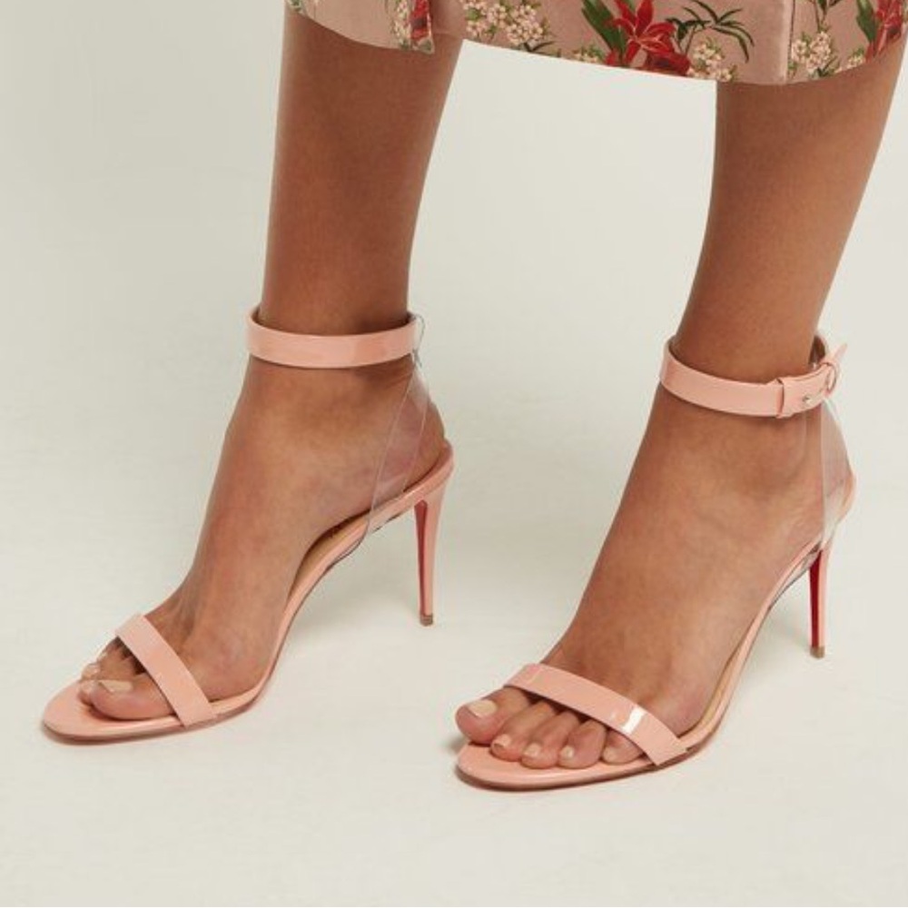 Christian Louboutin Jonatina 85 Blush Heels